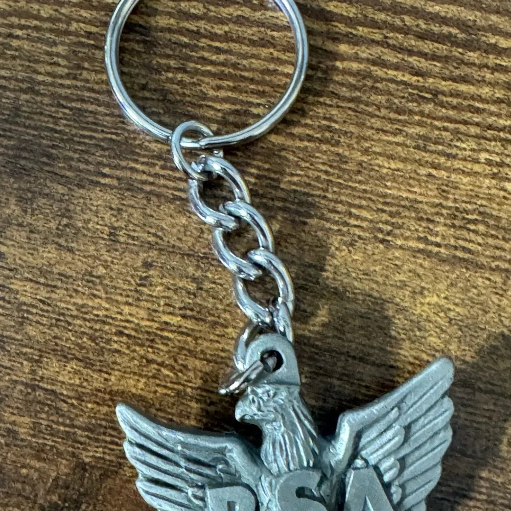 Boy Scouts BSA Eagle Fleur De Lis Neckerchief Slide Keychain Lot‎ Metal Scout